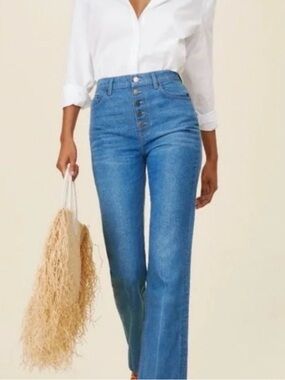 Reformation Cynthia High-Rise Button-Fly Women’s Jeans